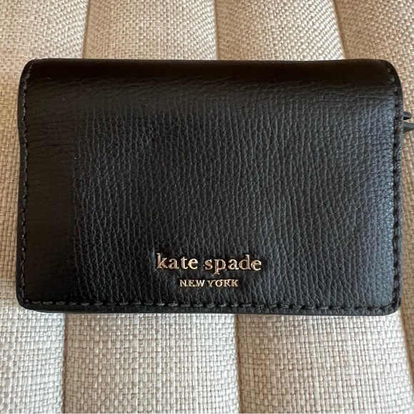 Kate Spade Black Leather Wallet - Picture 3 of 7
